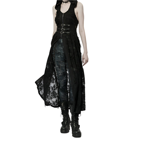 Hector Distressed Cape Top by Punk Rave