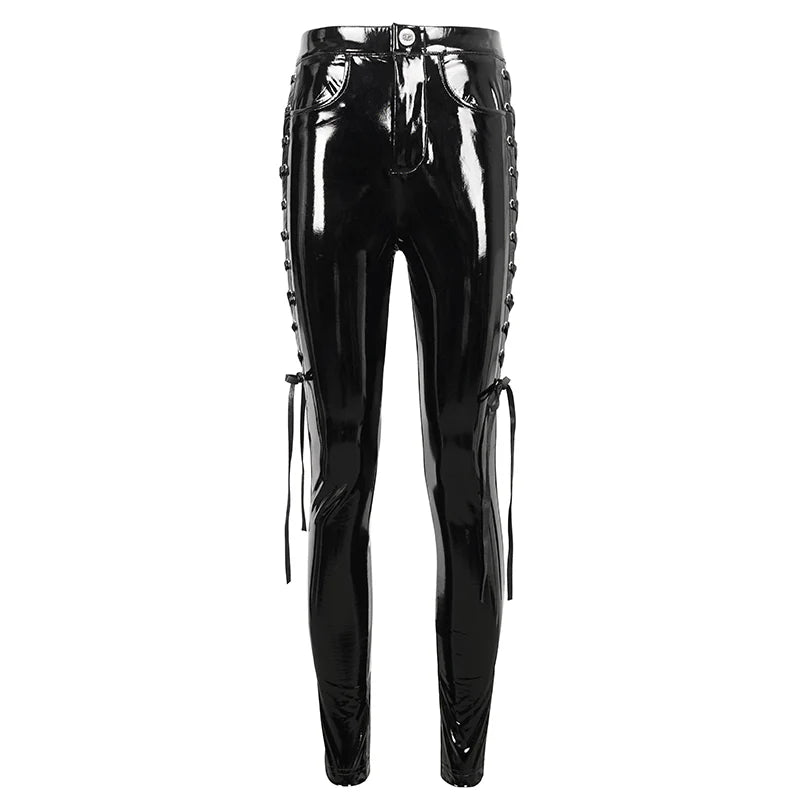 Purity Gothic Patent Leather Pants by Devil Fashion