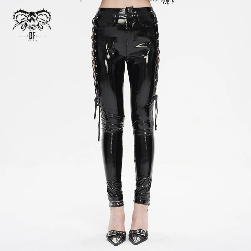 Purity Gothic Patent Leather Pants by Devil Fashion