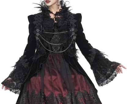Victorian Dream Gothic Velvet Jacket by Eva Lady