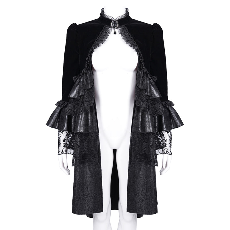Rayleigh Victorian Gothic Velvet Jacket by Devil Fashion