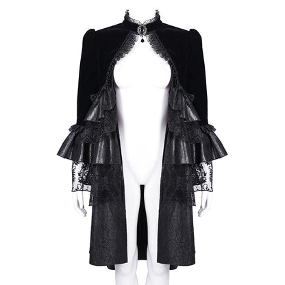 Rayleigh Victorian Gothic Velvet Jacket by Devil Fashion