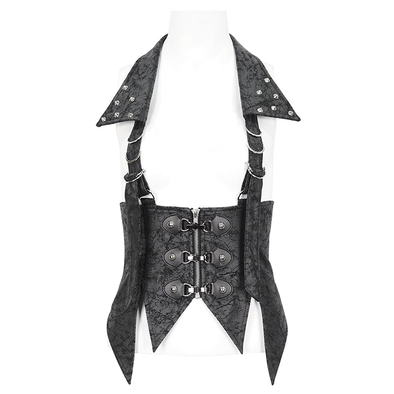 Noctis Gothic Corset Vest by Devil Fashion