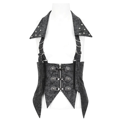 Noctis Gothic Corset Vest by Devil Fashion