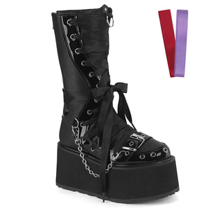DAMNED-120 Corset Lace Up Platform Boots by Demonia