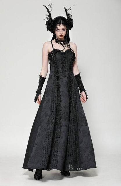 Laid To Rest Gothic Floral Dress by Dark In Love