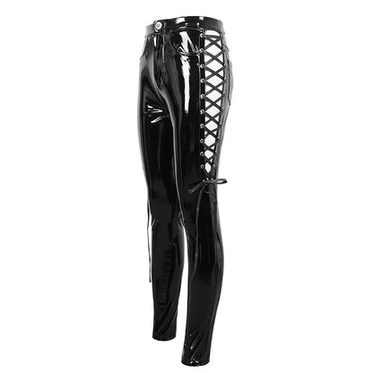 Purity Gothic Patent Leather Pants by Devil Fashion