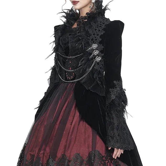 Victorian Dream Gothic Velvet Jacket by Eva Lady – The Dark Side of Fashion Victorian Dream Gothic Velvet Jacket by Eva Lady – The Dark Side of Fashion