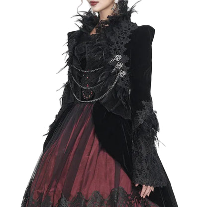 Victorian Dream Gothic Velvet Jacket by Eva Lady