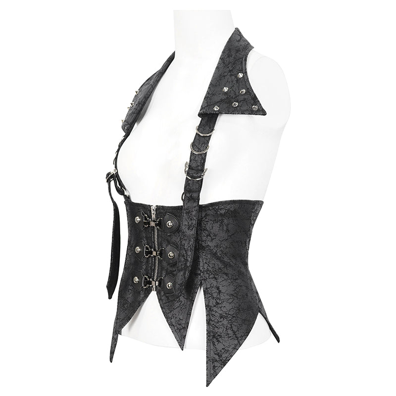 Noctis Gothic Corset Vest by Devil Fashion