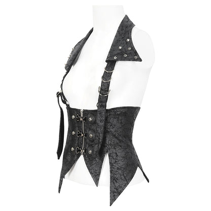 Noctis Gothic Corset Vest by Devil Fashion