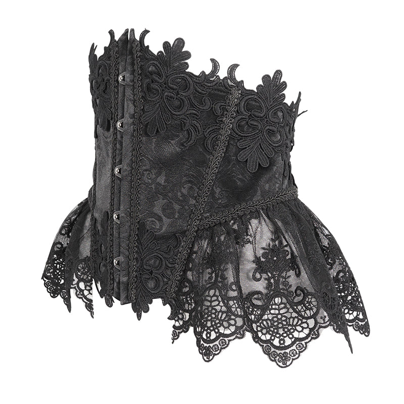 Brynne Gothic Lace Corset by Devil Fashion