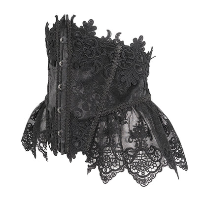 Brynne Gothic Lace Corset by Devil Fashion