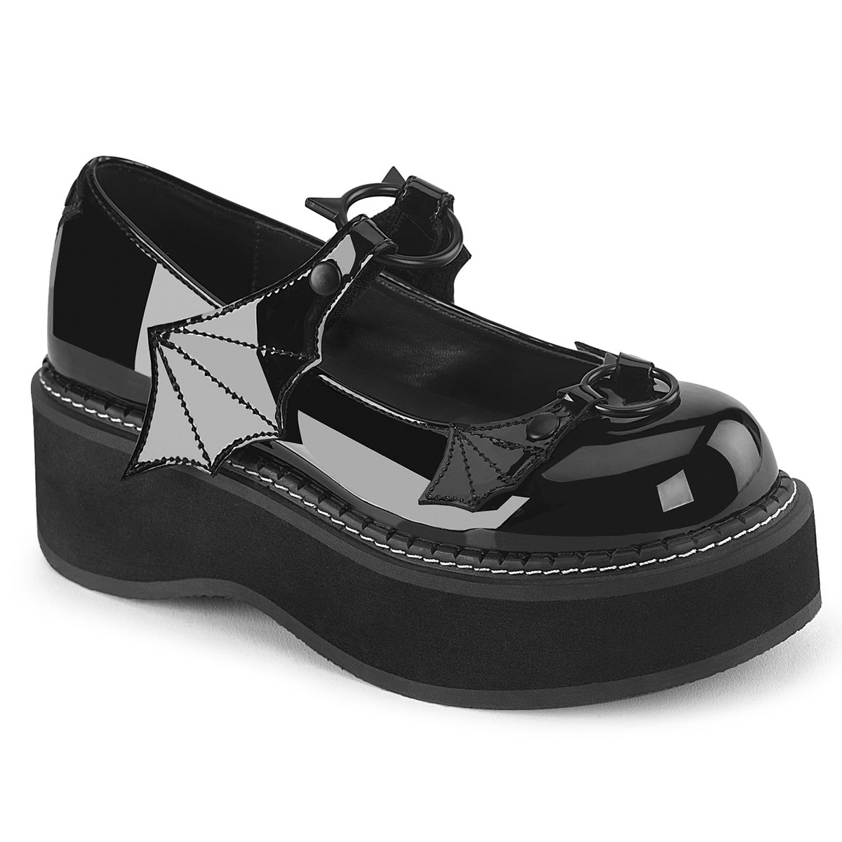 EMILY-23 Batwing Maryjane Shoes by Demonia
