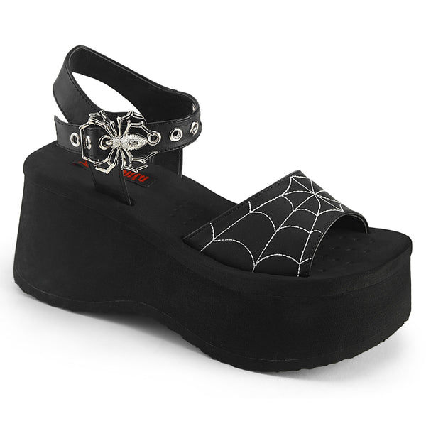 FUNN-10 Spiderweb Sandal Shoes by Demonia