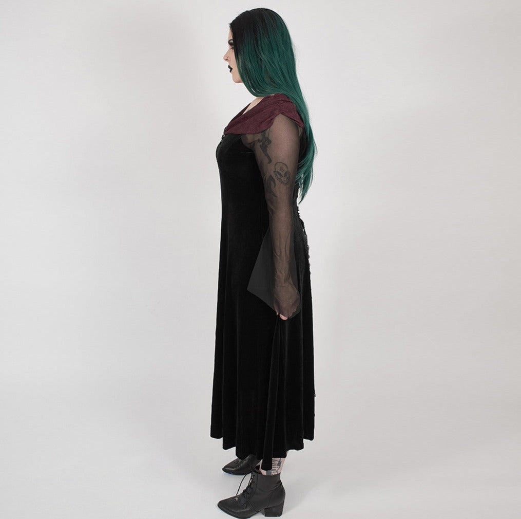 Haunted Grimoire Dress by Punk Rave