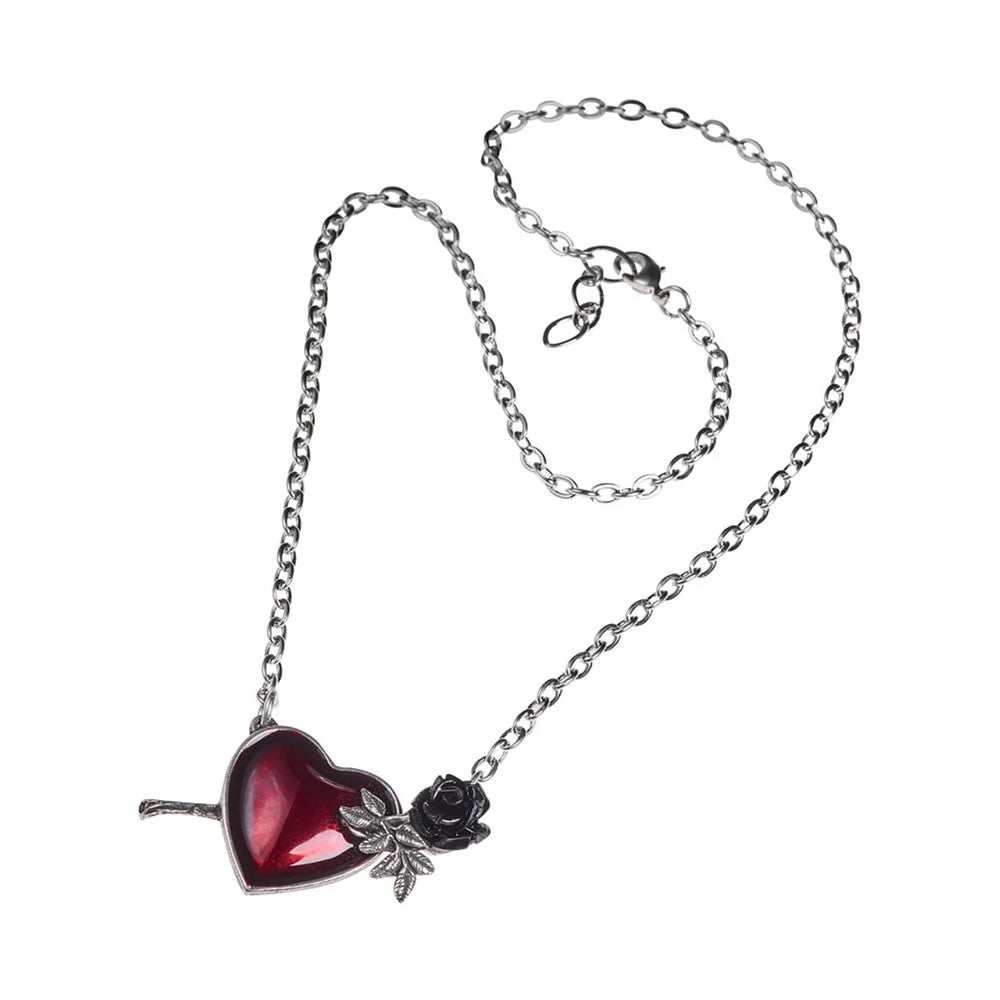 Wounded by Love Necklace by Alchemy Gothic