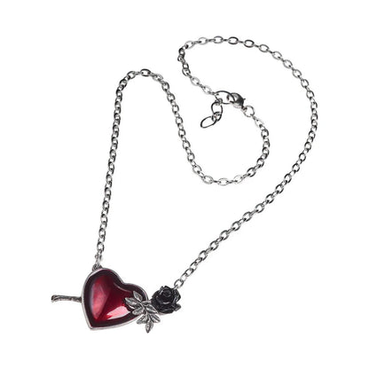 Wounded by Love Necklace by Alchemy Gothic