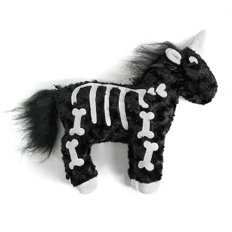 Gothic Skeleton Plush Backpack