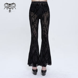 Salem Gothic Flare Pants by Devil Fashion