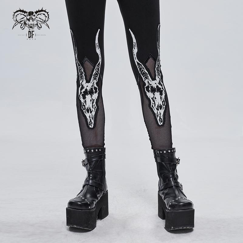 Twisted Horns Leggings by Devil Fashion