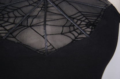 Spiderweb Halter Top Devil Fashion