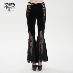 Romantic Phantom Flare Pants by Devil Fashion