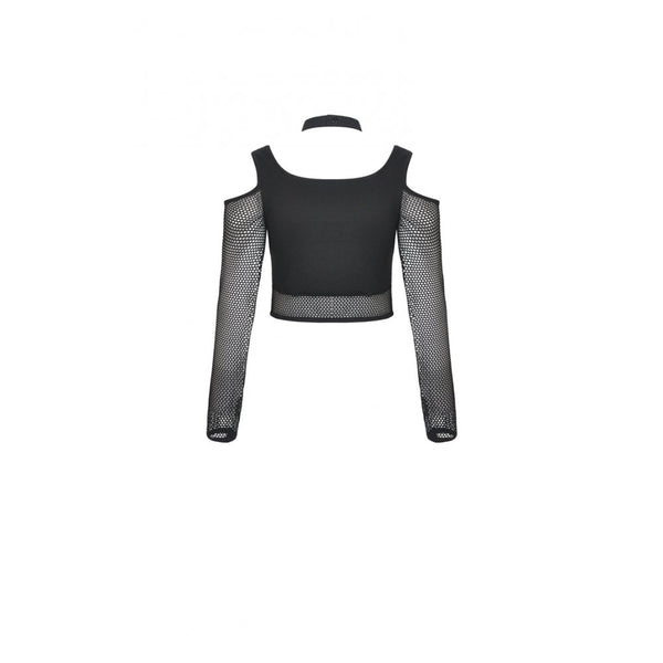 Under My Spell Fishnet Crop Top by Dark In Love