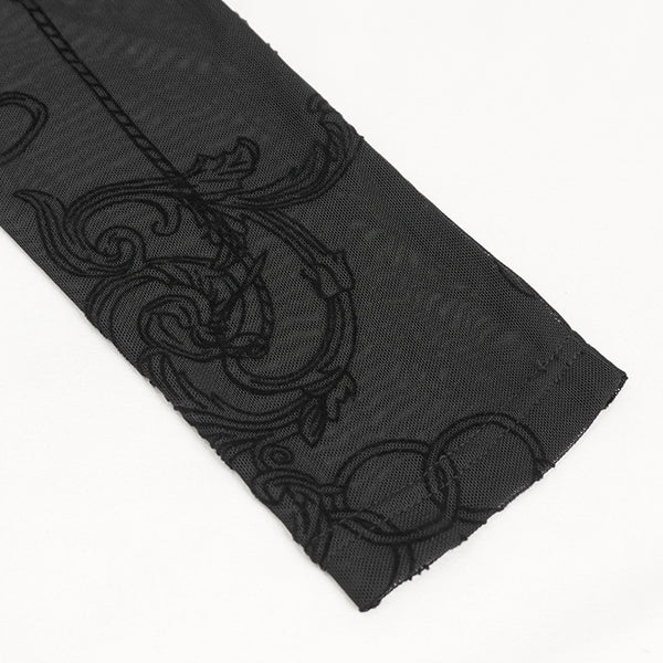 Trinity Mesh Sleeve Top by Devil Fashion