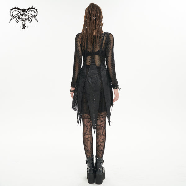 Silent Forest Zip Up Dress by Devil Fashion