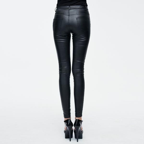 Draven Faux Leather Pants by Devil Fashion