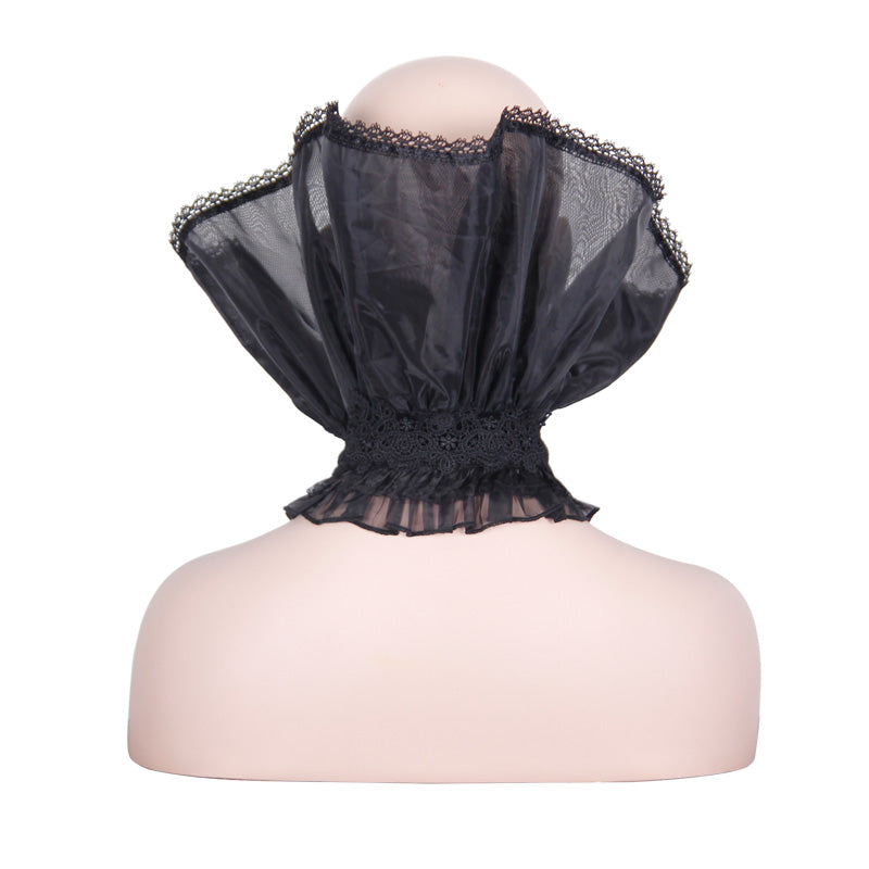 Gothic Organza Stand Up Choker Collar by Devil Fashion