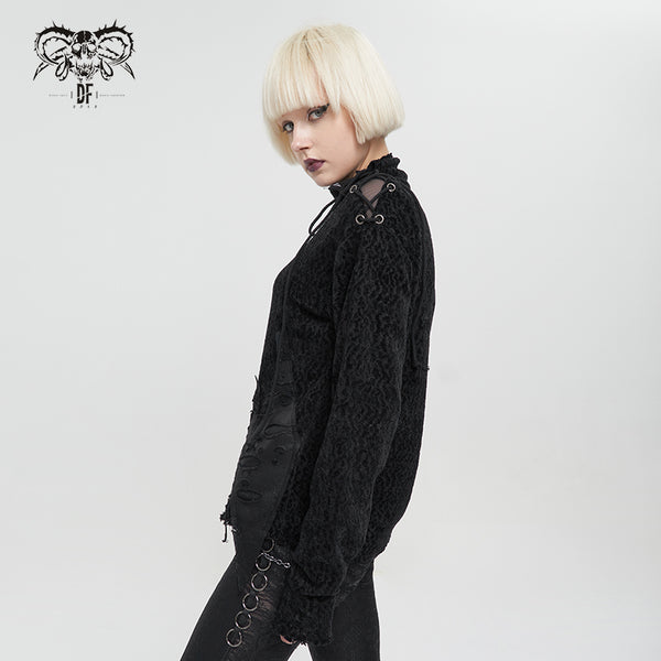 Gretchen Gothic Sweater Top by Devil Fashion