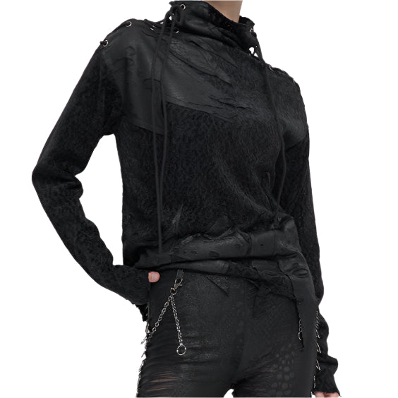 Gretchen Gothic Sweater Top by Devil Fashion