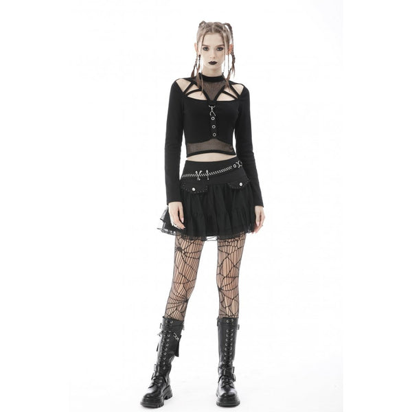 Dark Fantasy Crop Top by Dark In Love