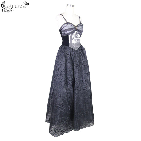 Gothic Elk Old Castle Forest Wedding Formal Dress by Eva Lady