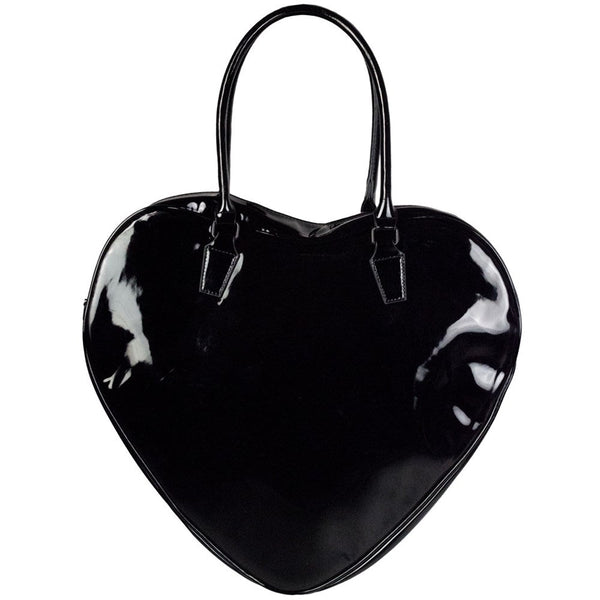 Pumpkin Glitter Heart Bag by Kreepsville 666