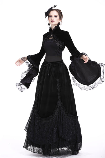 Folly Velvet Bolero Jacket by Dark In Love