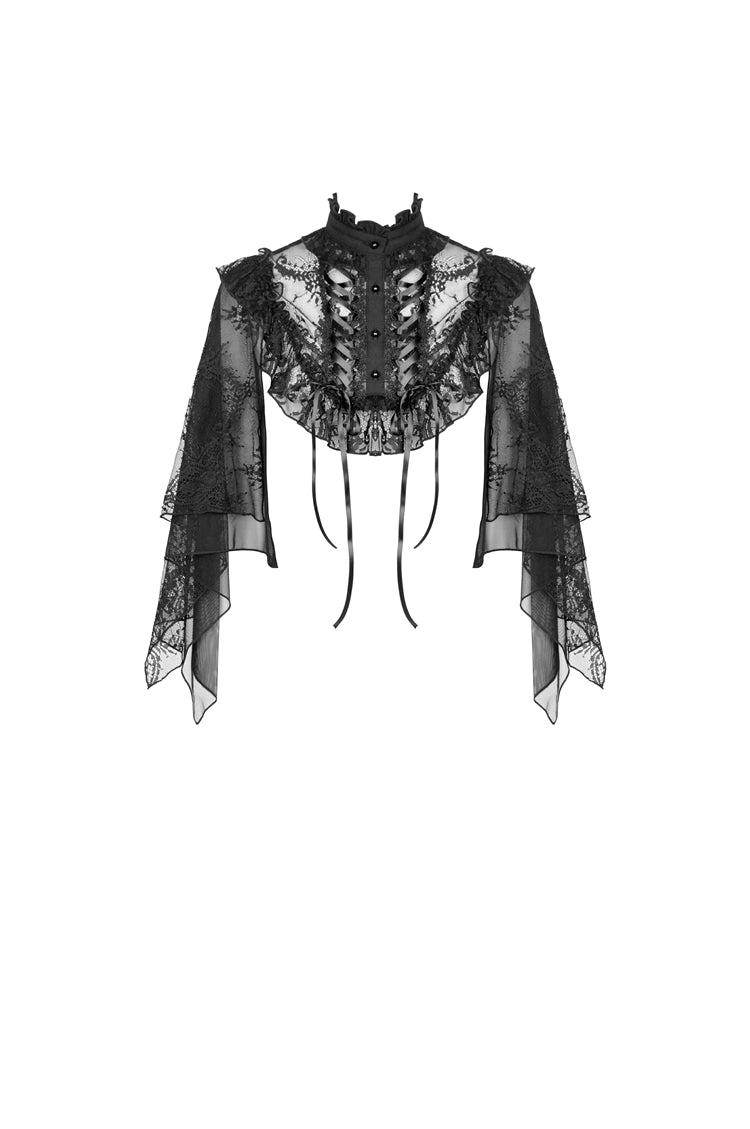 My Condolences Lace Capelet by Dark In Love