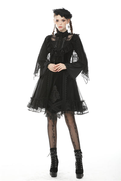 My Condolences Lace Capelet by Dark In Love