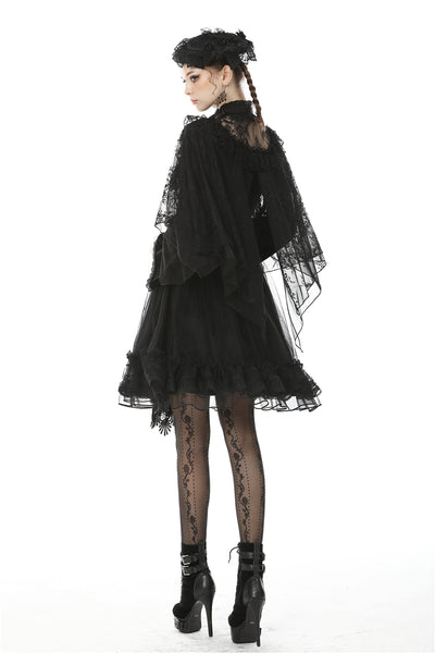 My Condolences Lace Capelet by Dark In Love