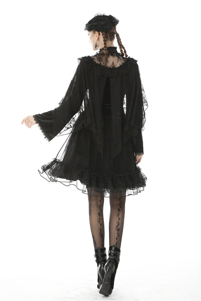 My Condolences Lace Capelet by Dark In Love