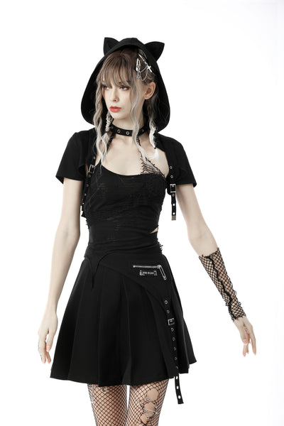 Pretty Kitty Ears Bolero Top by Dark In Love