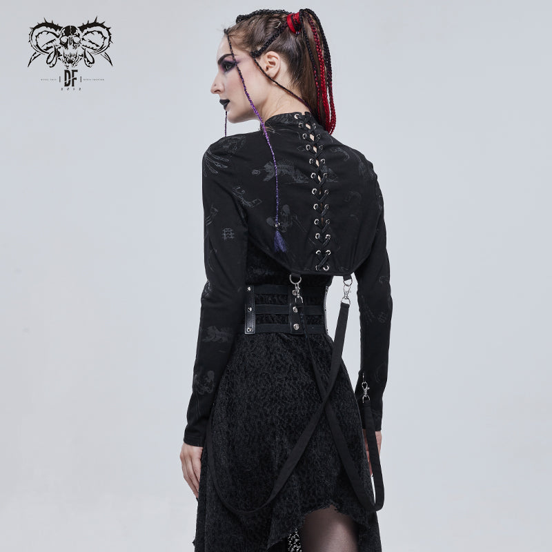 Bone Collector Bolero Jacket by Devil Fashion