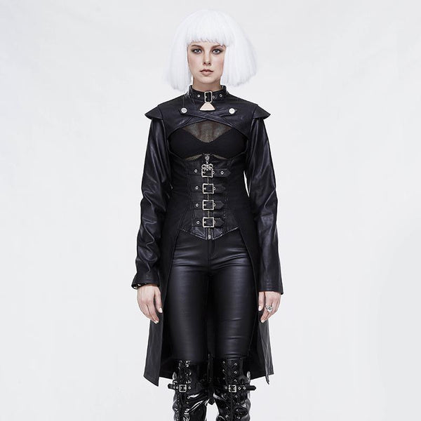 Billy Faux Leather Jacket by Devil Fashion