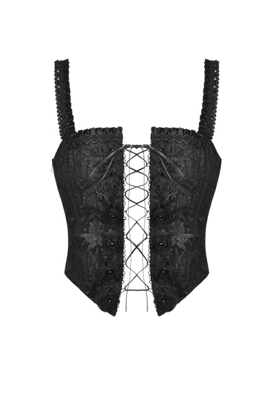Roses For Amy Corset Top by Dark In Love