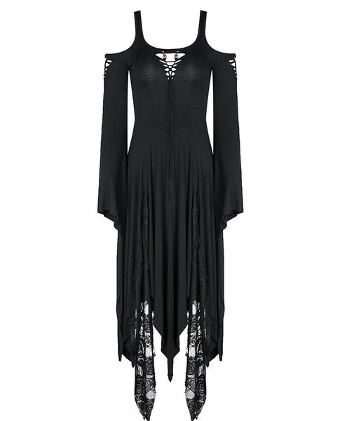 Gothic Irregular Hem Dress by Dark in Love