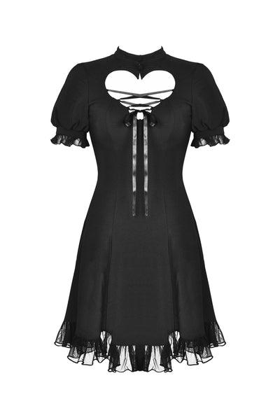 Sweetheart Lace Up Dress by Dark In Love
