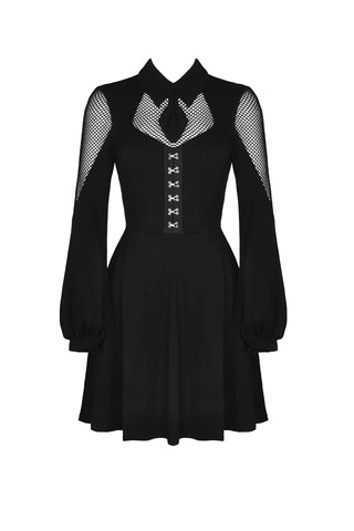 Grace Fishnet Panel Dress by Dark In Love