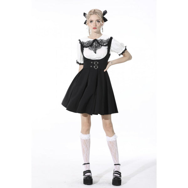 Wild Hearts Suspender Dress by Dark In Love